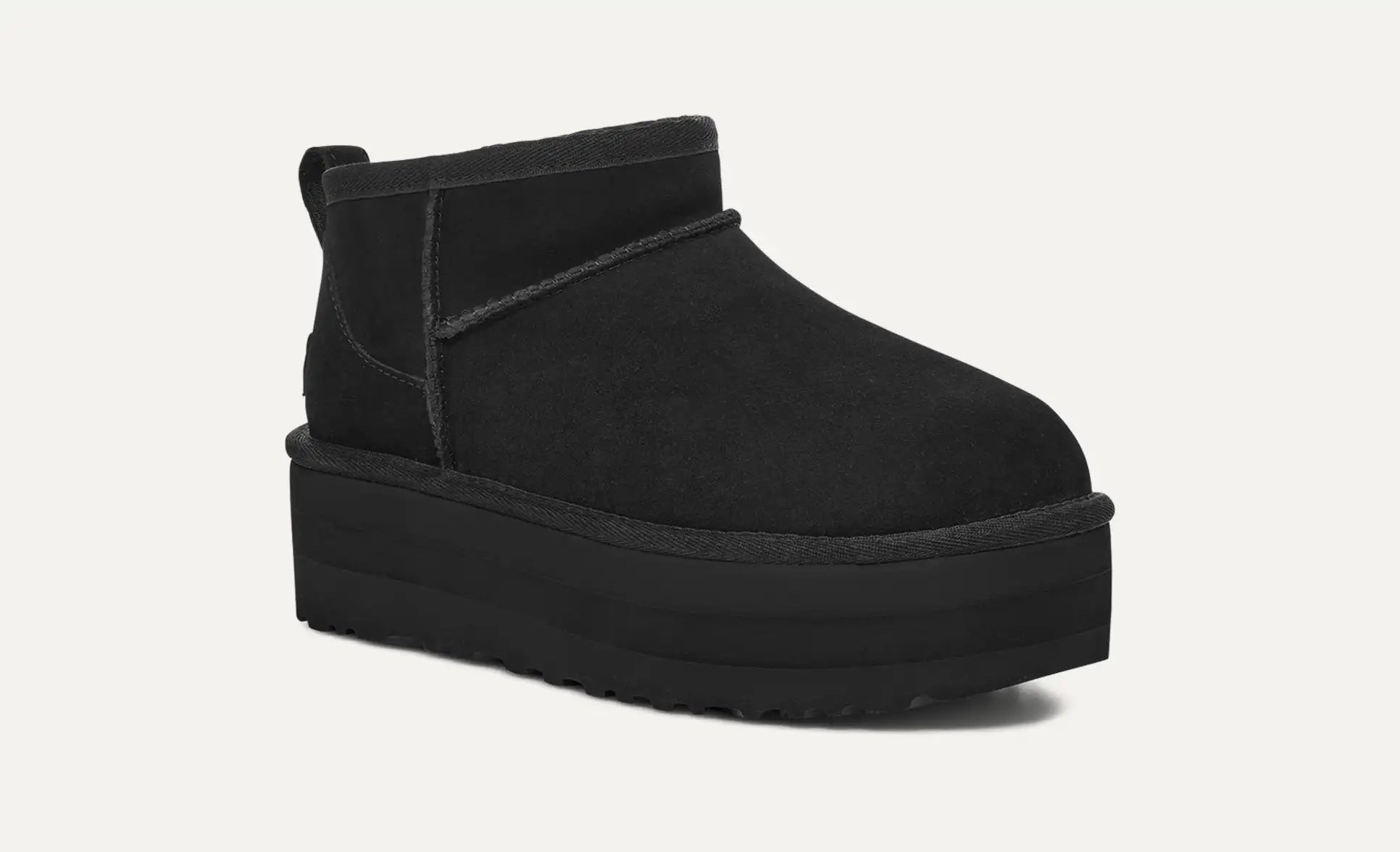 Botte Classic Ultra Mini À Plateforme - Black