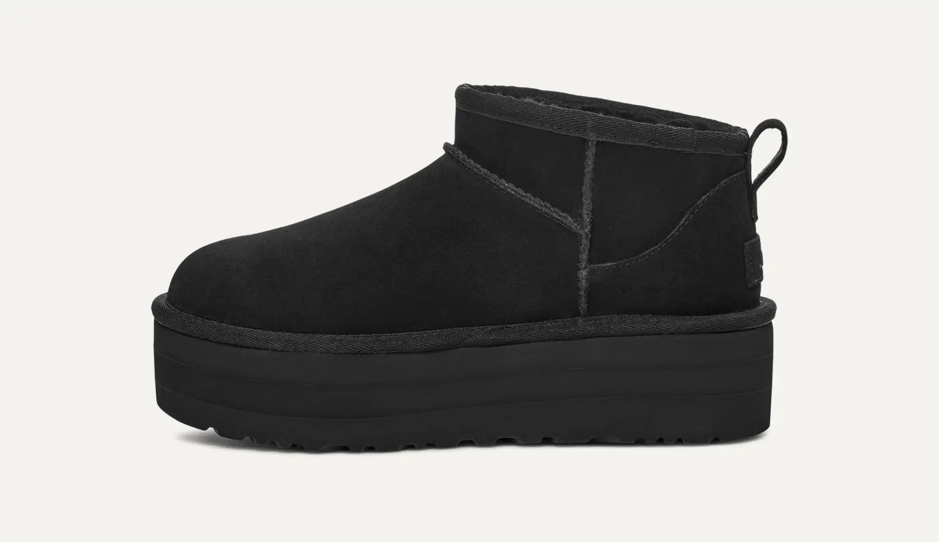 Botte Classic Ultra Mini À Plateforme - Black