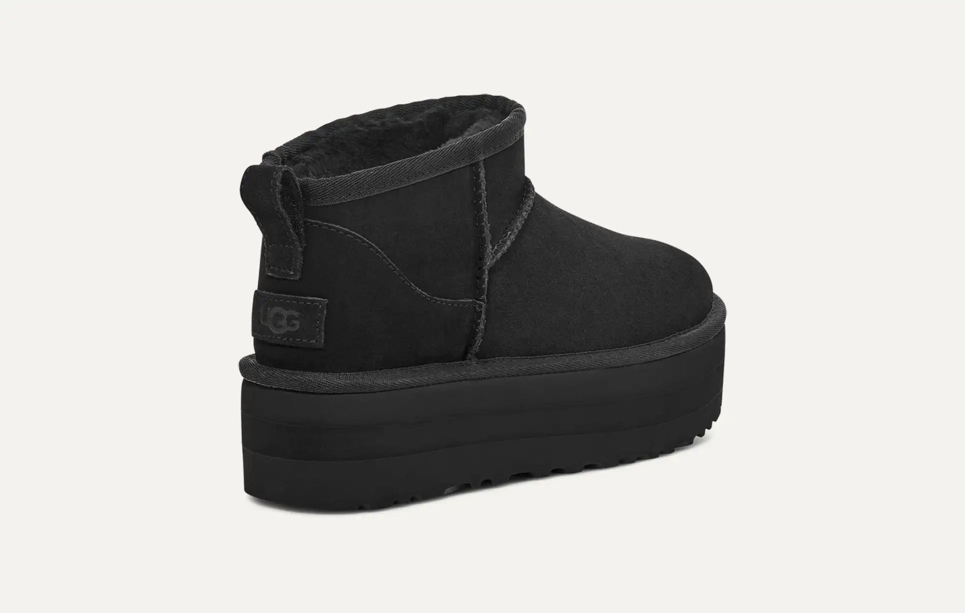Botte Classic Ultra Mini À Plateforme - Black