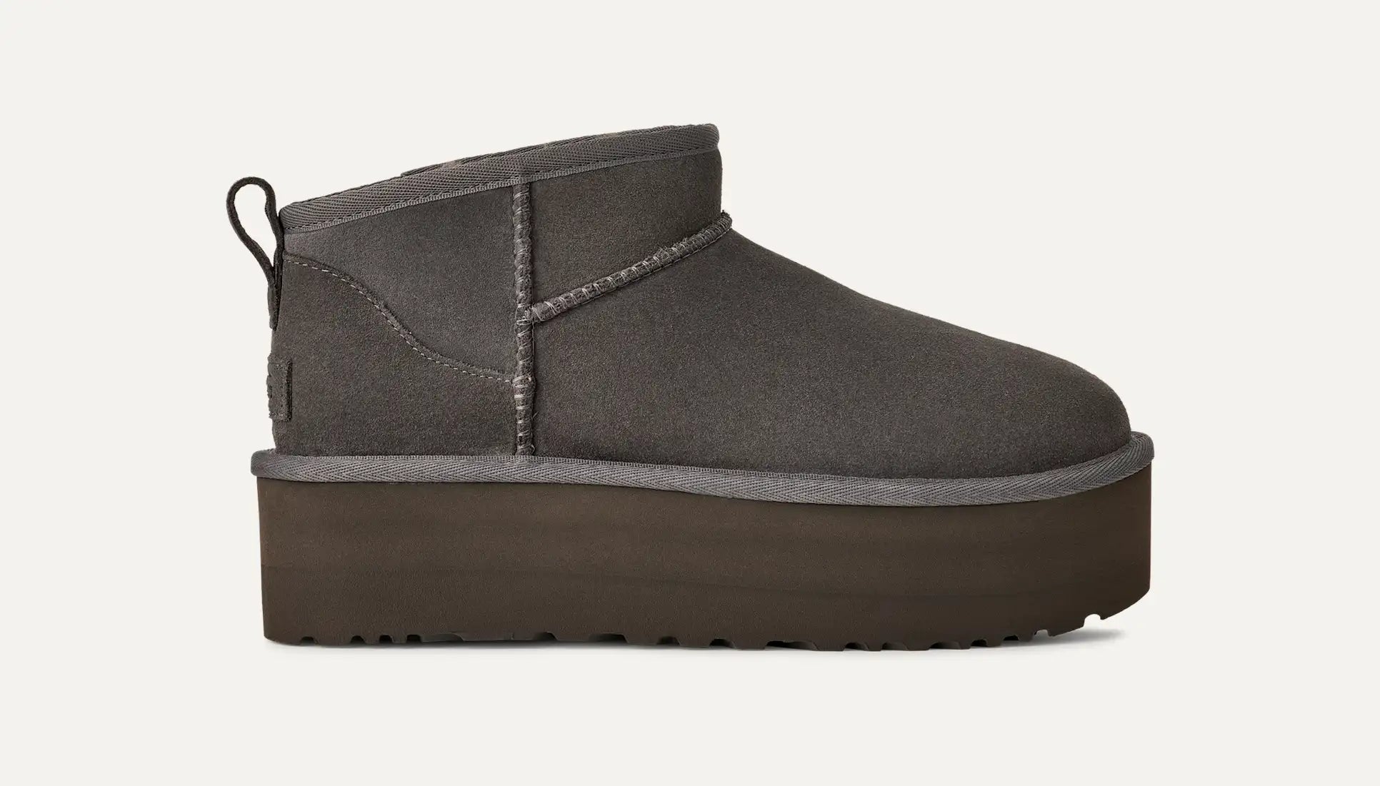 Botte Classic Ultra Mini À Plateforme - Charcoal