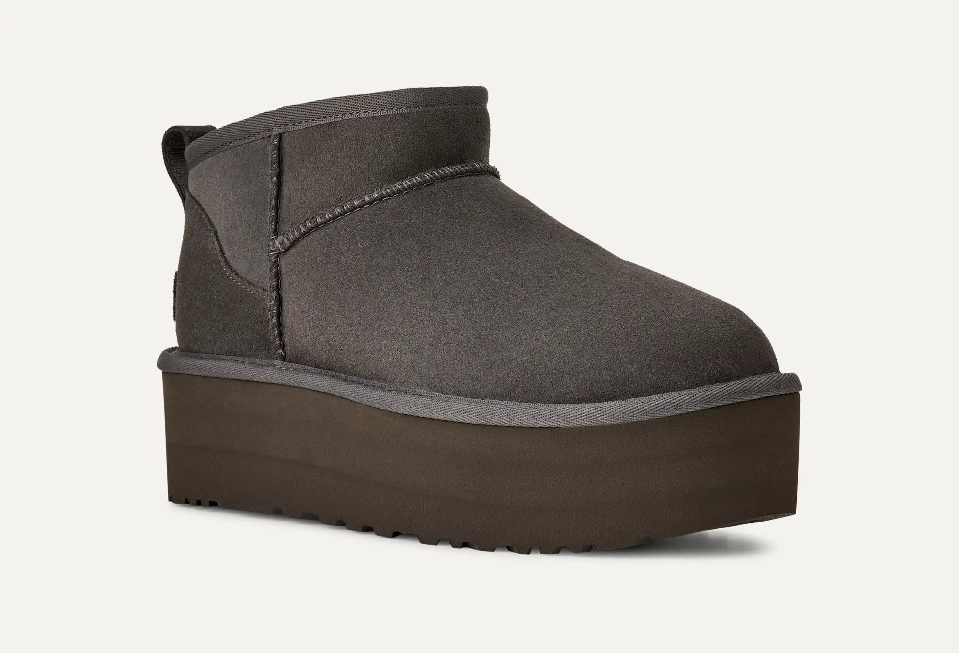 Botte Classic Ultra Mini À Plateforme - Charcoal