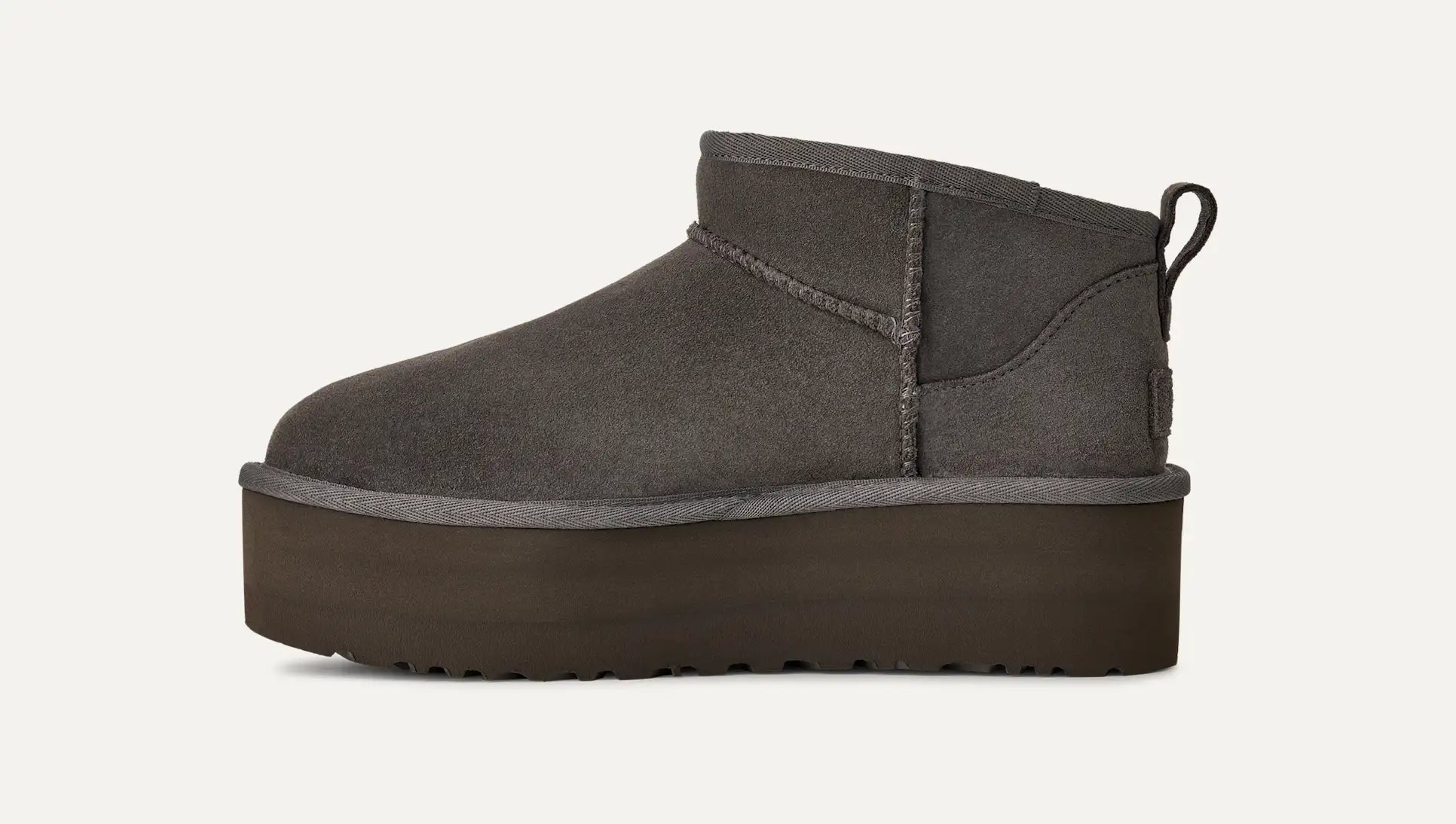 Botte Classic Ultra Mini À Plateforme - Charcoal