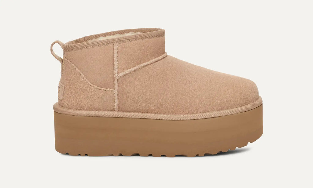 Botte Classic Ultra Mini À Plateforme - Sand