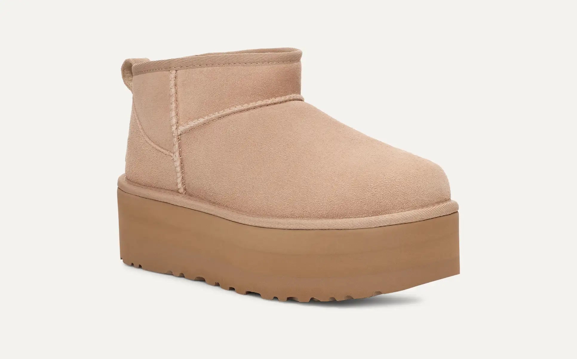 Botte Classic Ultra Mini À Plateforme - Sand