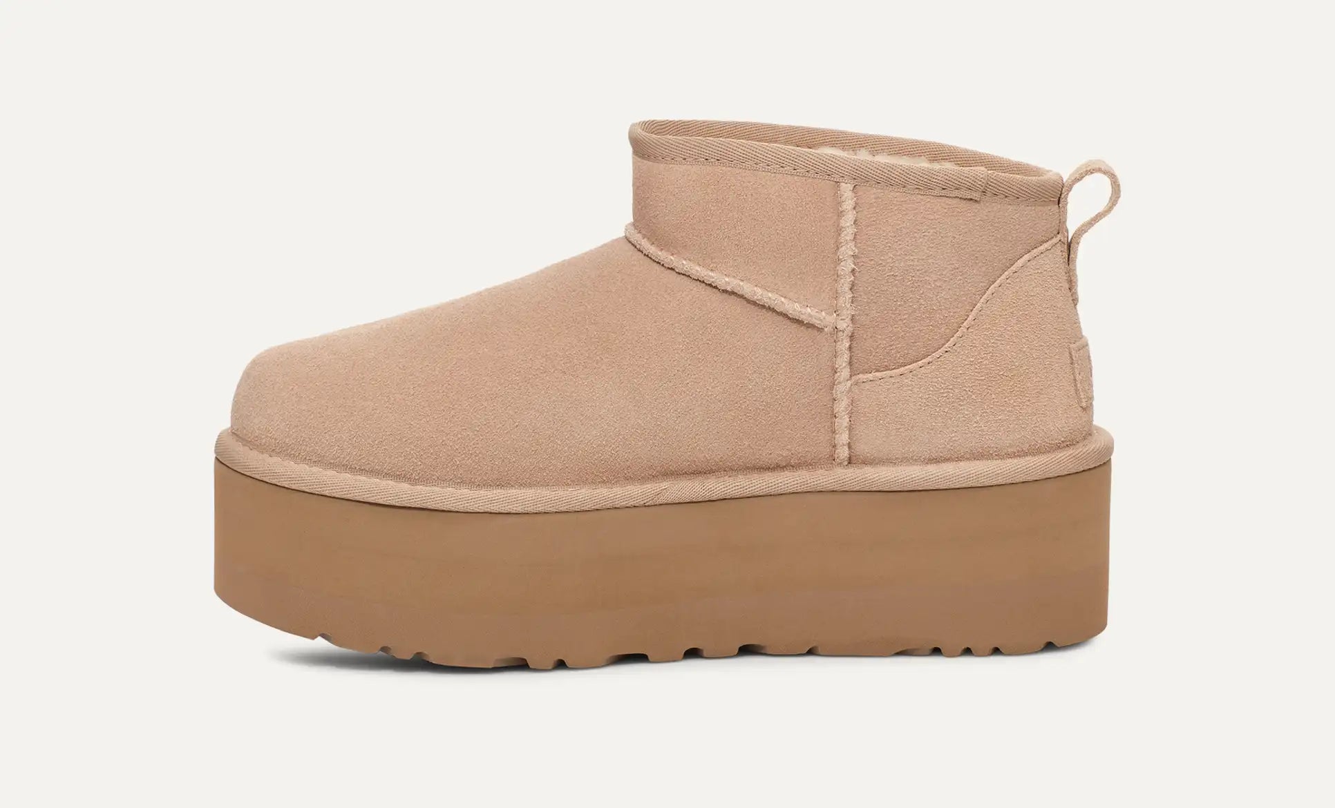Botte Classic Ultra Mini À Plateforme - Sand